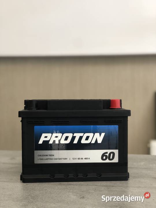 Akumulator PROTON 60Ah 480A EN PRAWY PLUS niski Pabianice
