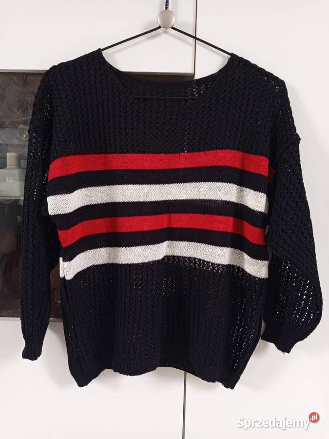 Damski ażurowy sweterek nowy Swetry i golfy Dębica