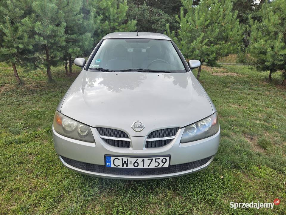 Nissan almera 15 benzyna 1 właściciel kujawsko-pomorskie Ciechocinek sprzedam