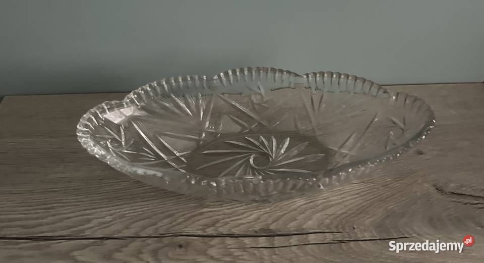Półmisek kryształ z lat 50tych Łódź sprzedam