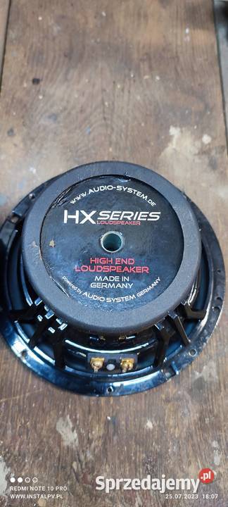 AUDIO SYSTEM HX 165 DUST ACTIV EVO 2 160 i 165 mm łódzkie