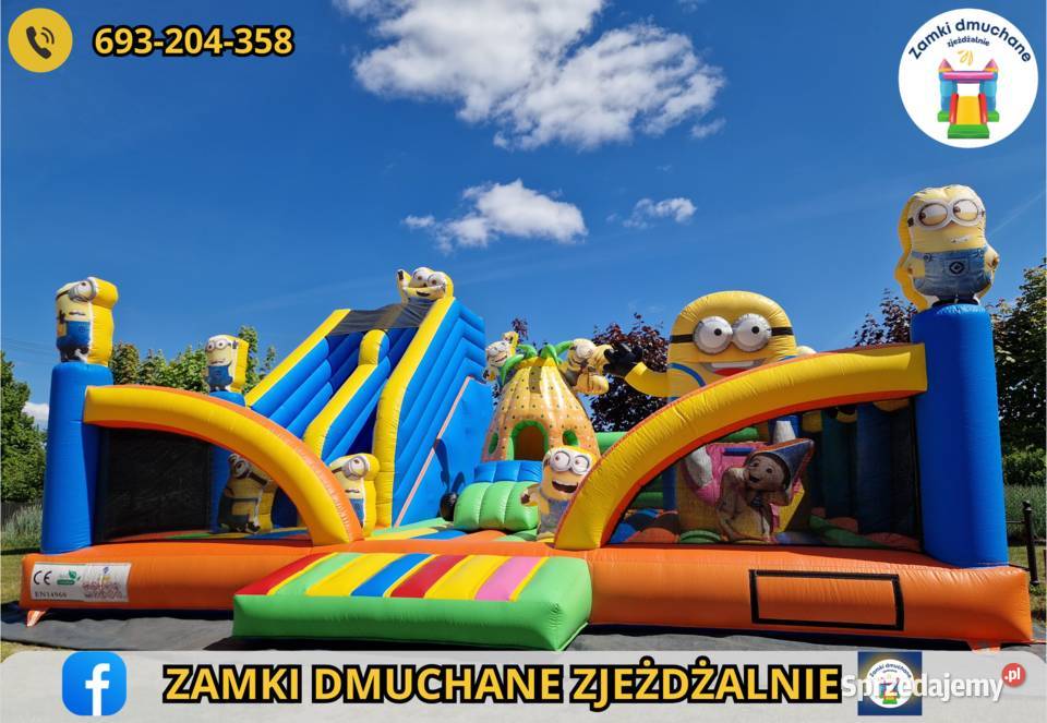 Zamki Dmuchane Dmuchańce zjeżdżalnie dmuchane Sieraków