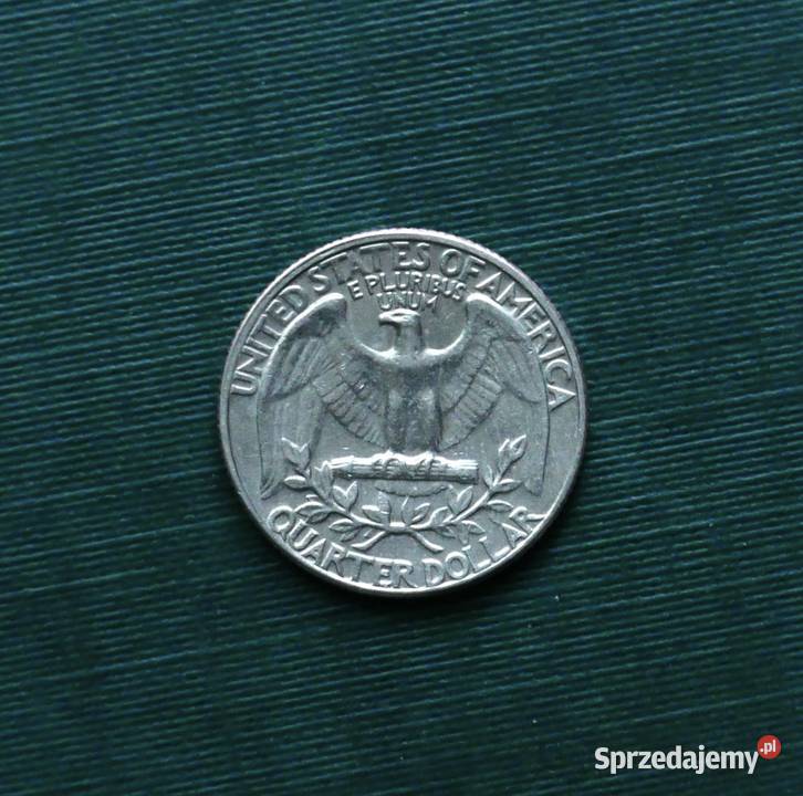 USA dolara 1965r Ćwierćdolarówka Waszyngtona Numizmatyka Gliwice