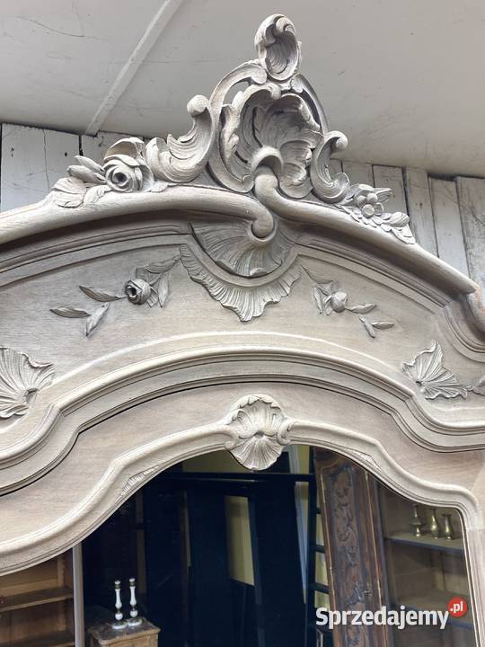 Szafa kremowa 3drzwiowa LUDWIK XV Francja 1908 Warszawa