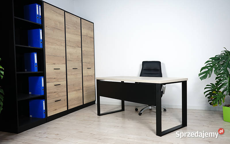 Biurko Neptun LOFT blenda Halifax biały 160 160cm Biłgoraj