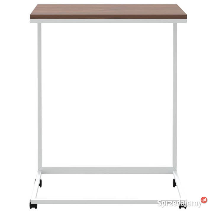 Stolik boczny na kółkach biały 55x35x70 WM343102 sprzedam