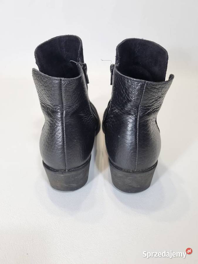 Ryłko sztyblety ocieplane Skóra naturalna zamsz Moda i Styl Gdynia