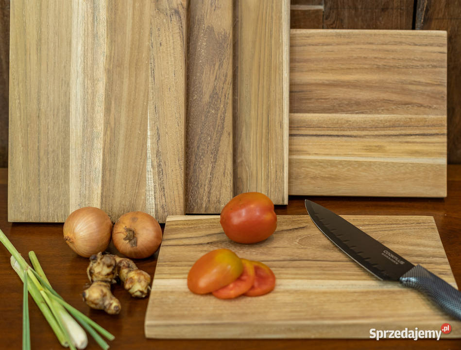 Tekowa deska do krojenia 300x200x20mm Białystok