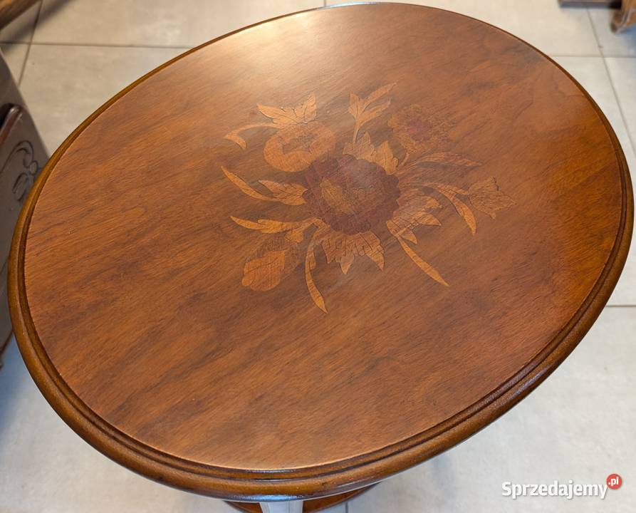 Stolikkwietnik ludwikowski orzechsklep Dąbrowa Meble Dąbrowa Górnicza