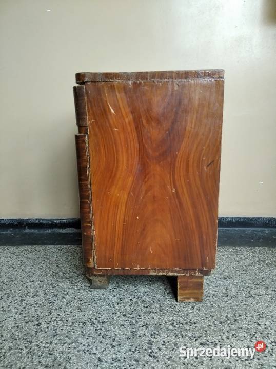 OKAZJA Szafka Nocna Stolik Nocny Drewniana PRL Z śląskie
