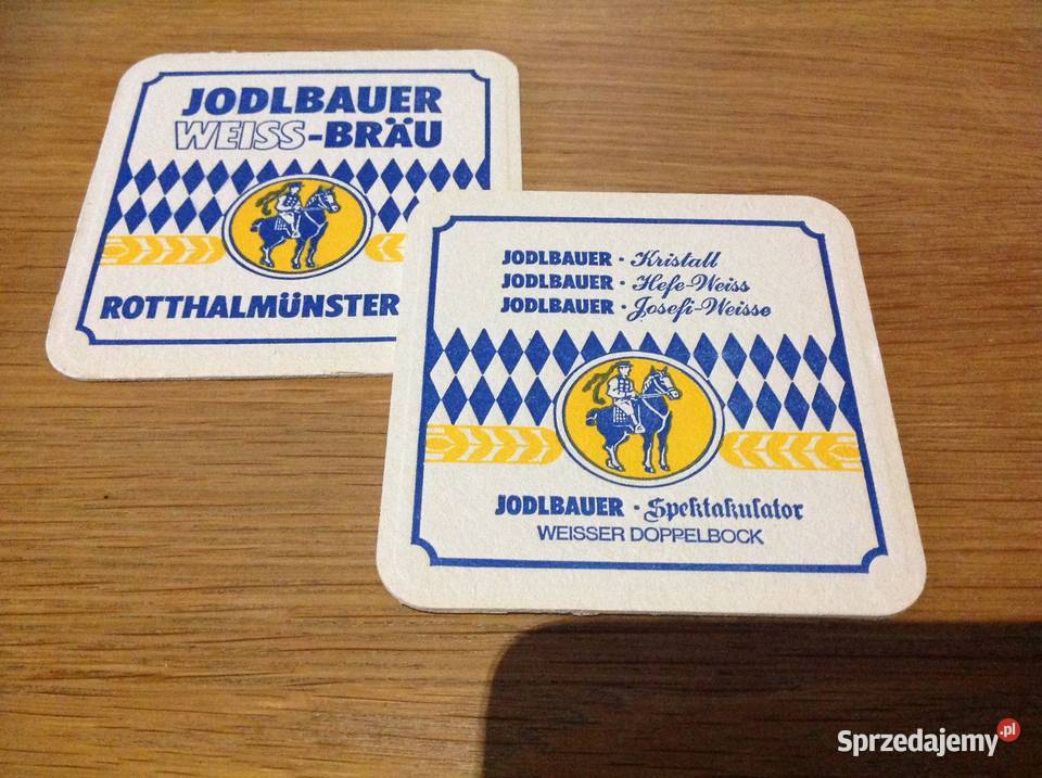 Stara Podkładka pod Piwo JODLBAUER WEISS BRU Pozostałe