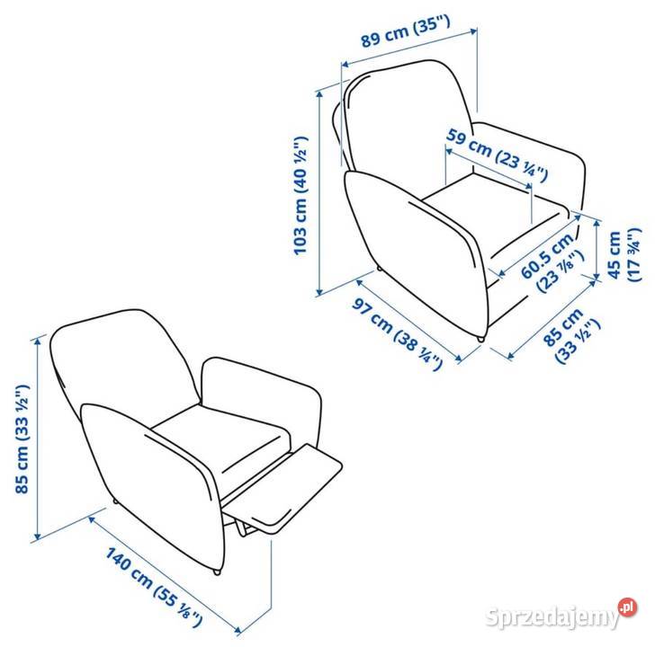 Fortel IKEA EKOLSUND różowy rozkładany Łódź