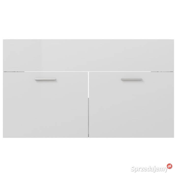 vidaXL Szafka pod umywalkę białaSKU804662