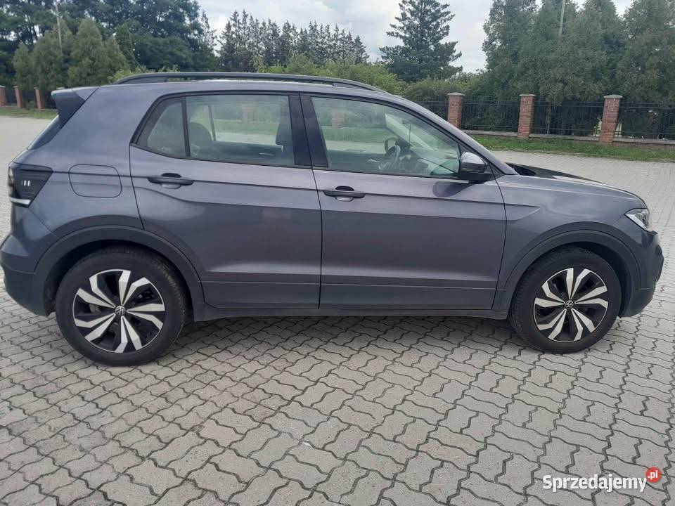 VW TCross 10 benzyna 150 DSG 2021r Salon Polska nieuszkodzony wielkopolskie Koło