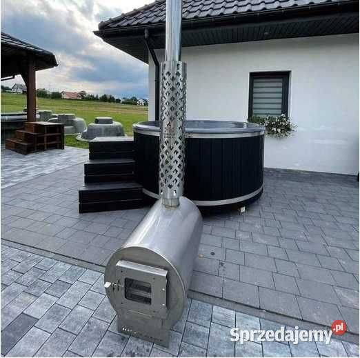 Bania balia Hot tub LED Jacuzzi w ogrodzie Rzeszów