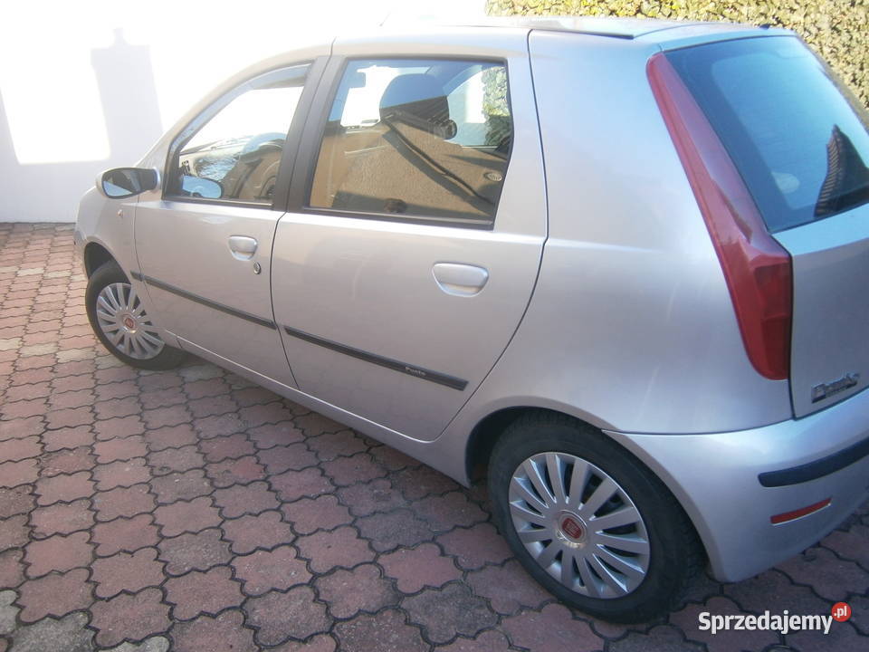 Fiat Punto Pb LPG mały przebieg srebrny Uniejów