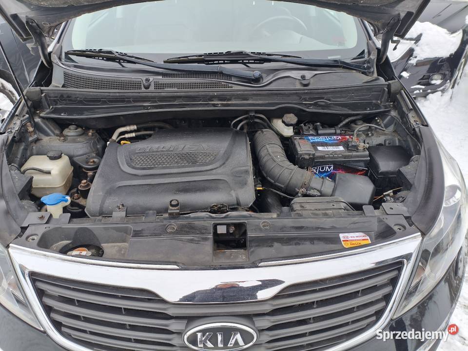 Kia Sportage 20 CRDi 44 WD czarny lubelskie Tyszowce sprzedam