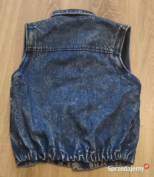 Kamizelka dziecięca JEANS niebieska Hajnówka