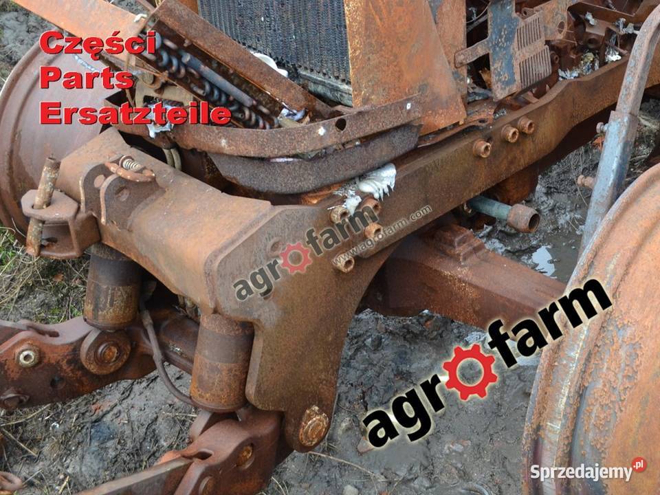 Valtra N123 części skrzynia biegów most przedni Byków