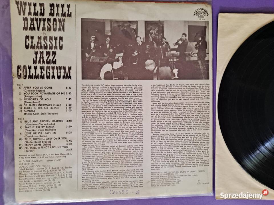 Wild Bill Davison Classic Jazz Collegium 1979 Kraków