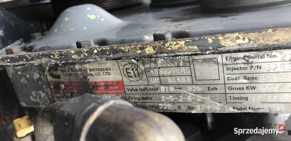 CUMMINSsilnik P215 20na części bądż w całości Jastrzębniki