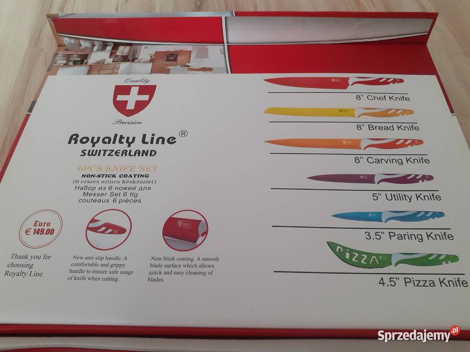 noże kuchenne komplet 7 pomorskie Gdańsk