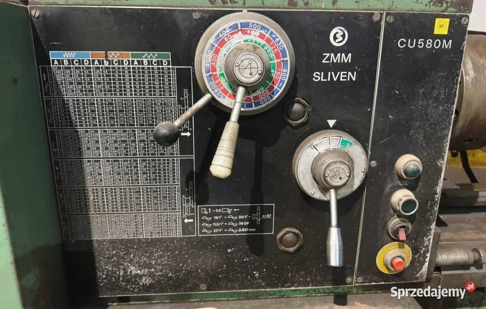 Tokarka bułgarka Cu 580 x 1500 Produkcja Biznes i Przemysł Maków Podhalański sprzedam