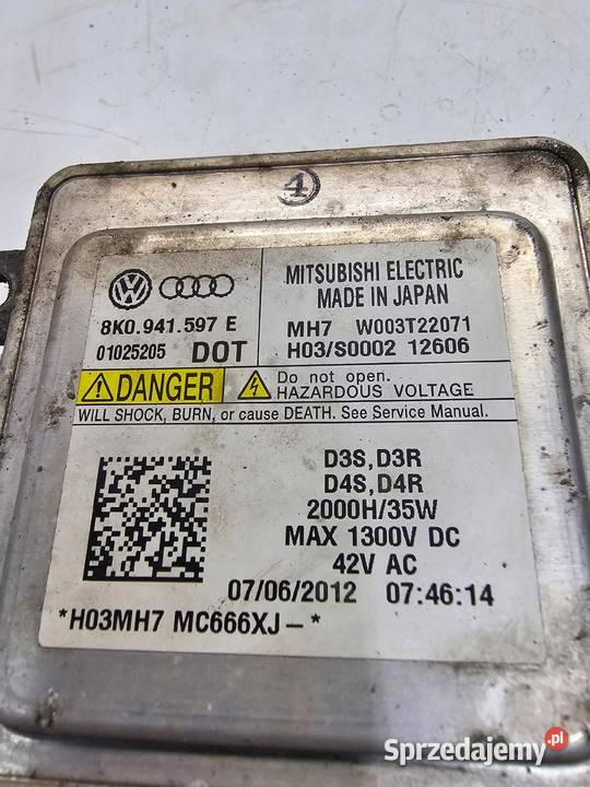PRZETWORNICA BI XENON AUDI A4 B8 A5 Q5