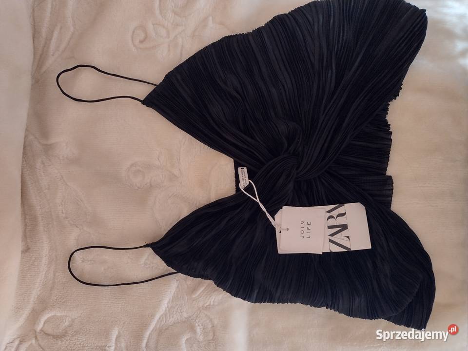 38M ZARACzarnakrótka bluzka plażowa z Madrytu małopolskie Kraków