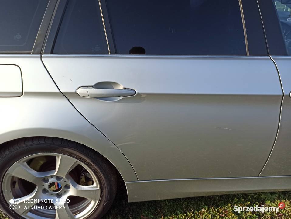 bmw e91 titansilber drzwi tyl gołe prawe Karoseria śląskie Imielin