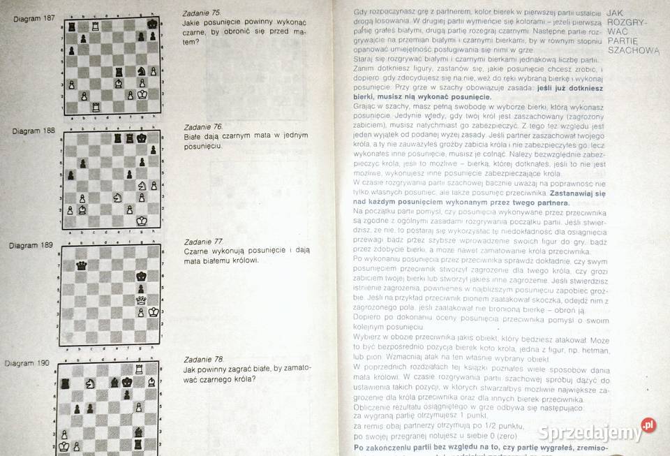 Szachy Podręcznik dzieci Część 12 Mirosława lubelskie Chełm