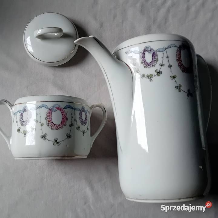 Secesyjny środek stołu porcelana śląska poczatek Koźminek sprzedam