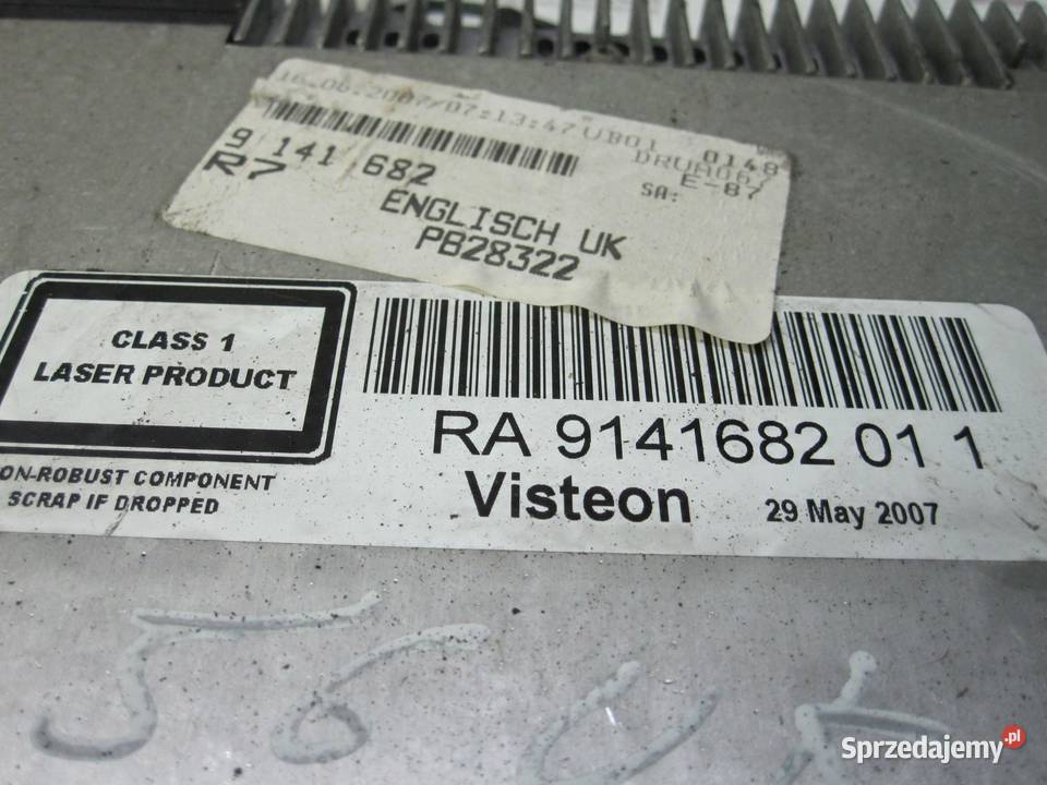 BMW E81 E87 LIFT 07r radio CD 914168L 9141682 osobowe sprzedam