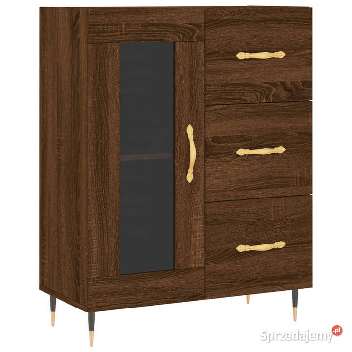 Szafka brązowy dąb 695x34x90 materiał Warszawa