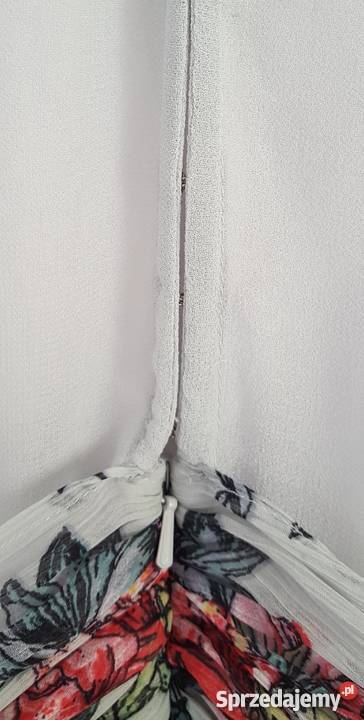 Rozkloszowana sukienka w kwiaty ASOS 46 XXXL 3XL Szczecin