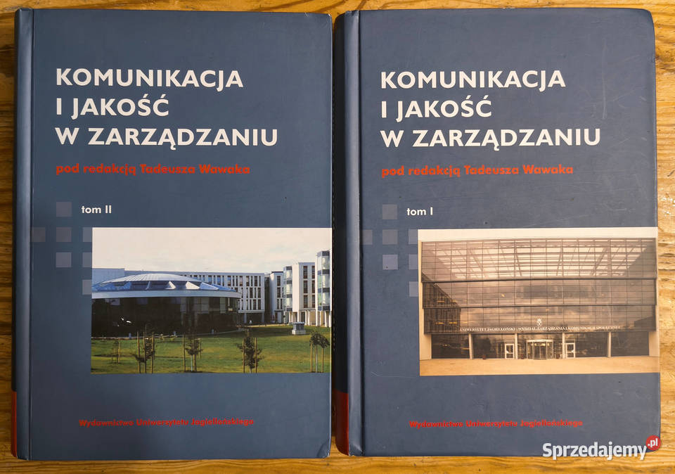 Komunikacja i jakość w zarządzaniu 2 tomy Sosnowiec