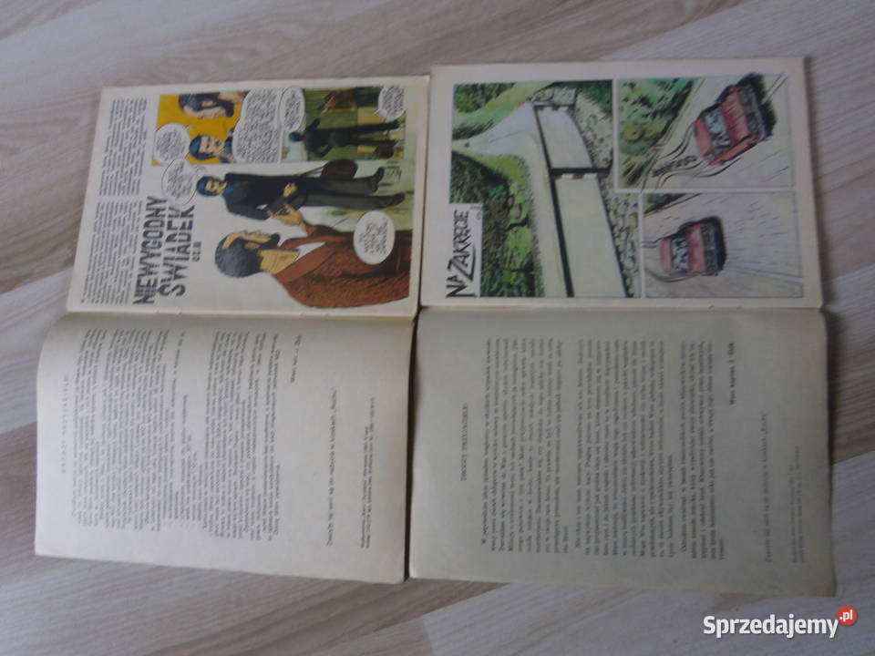 Na zakręcie Niewygodny świadek komiks 1981 seria miękka