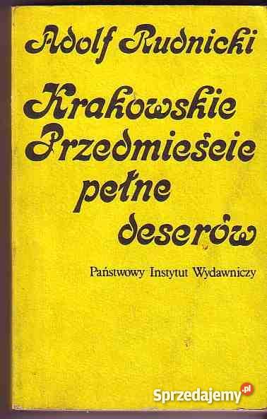 1117 KRAKOWSKIE PRZEDMIEŚCIE PEŁNE DESERÓW ADOLF
