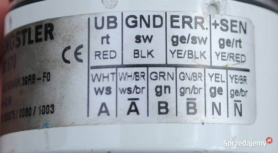 Enkoder firmy HENGSTLER typ RI58G1024AH39RBF0 Kargowa