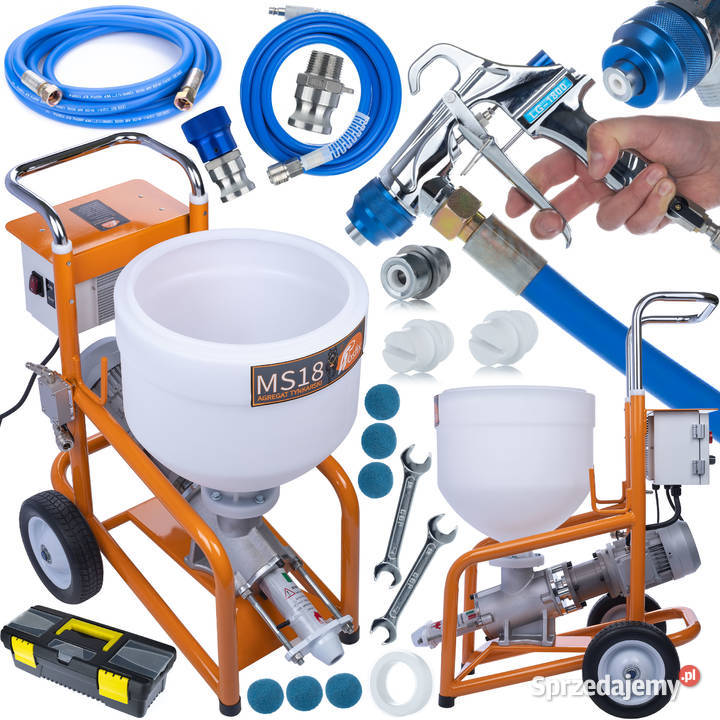 Agregat Tynkarski MaxStream18 1800W 12LMin 28L Ludźmierz