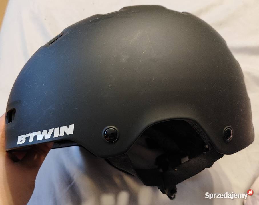 Kask czarny BTwin M Olsztyn