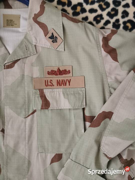 Bluza US NAVY ARMY Combat Camo Beżowa Pustynna Łask