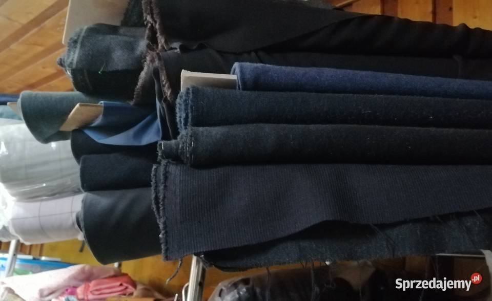 Tkaniny i materiały ubraniowe sprzedam