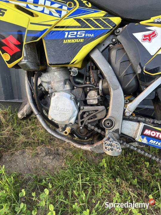 Suzuki RM125 06 świeży remont HGS Restyle kit dwusuwowy Choczewo