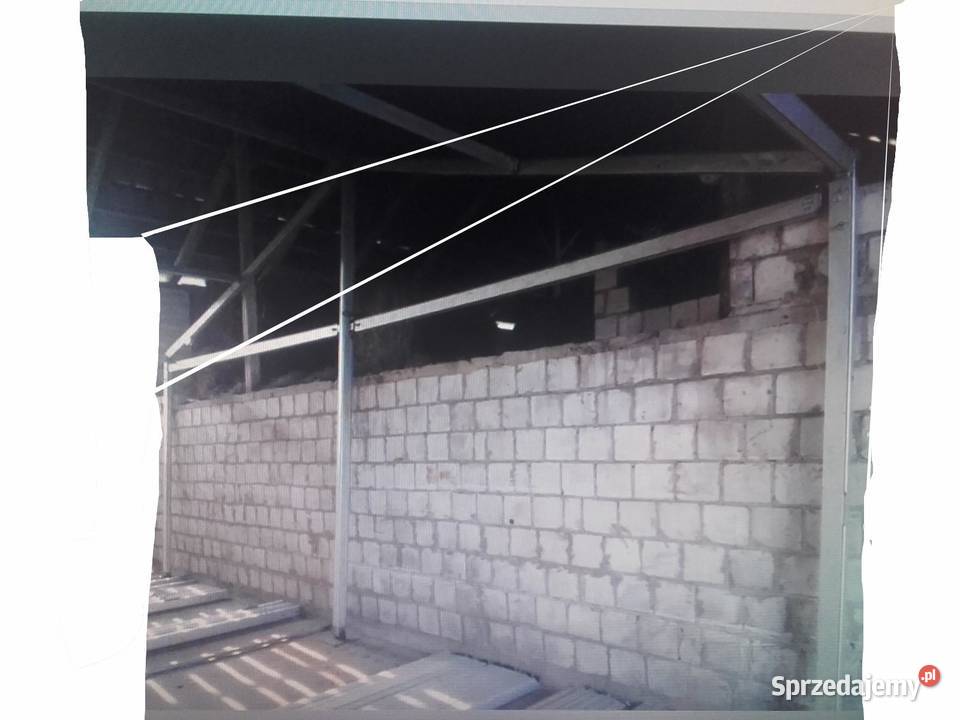 Hala magazynowa Dach blacha boki plandeka łódzkie sprzedam