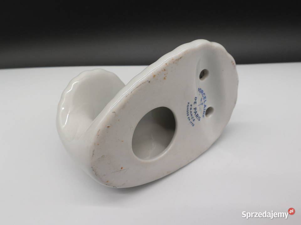 Francja Porcelaine De Paris haczyk na ręcznik Raszków