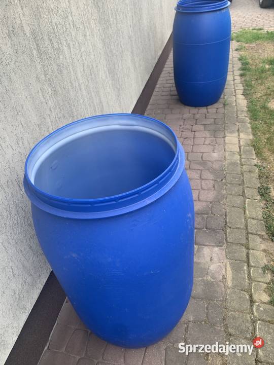 Beczka 200L plastikowa z przykrywką bez na