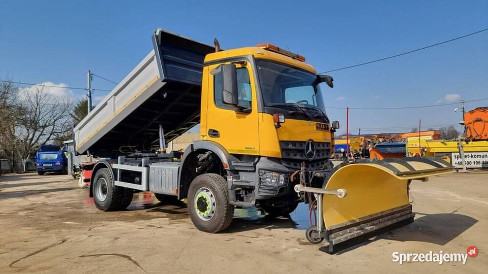 Mercedes Arocs 1824 4x4 Wywrotka Piaskarka Pług 240KM opolskie Markowice