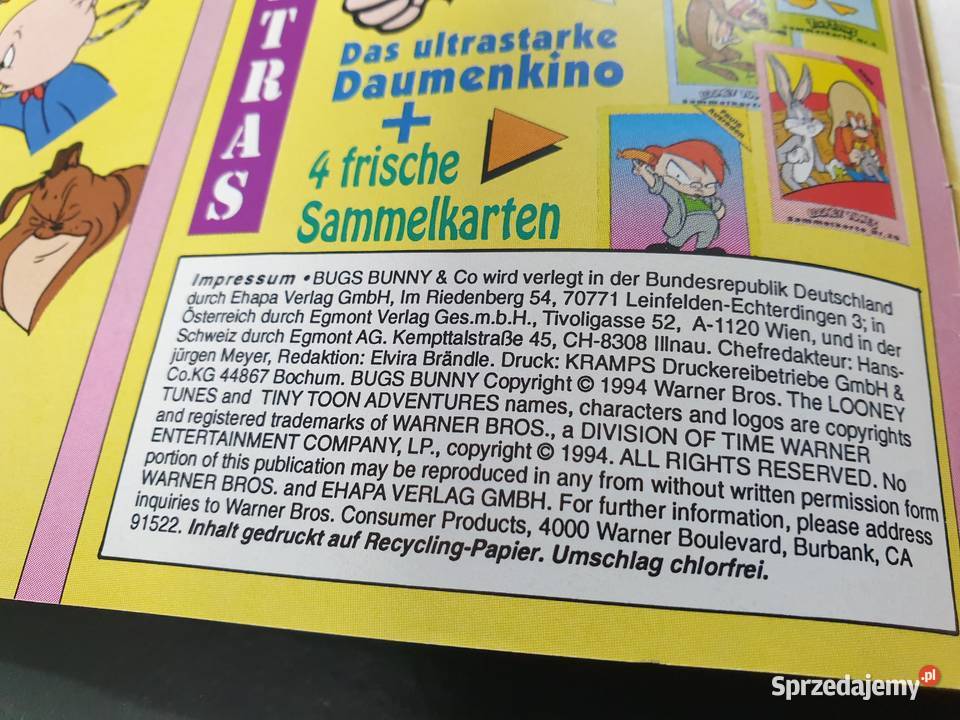 Buggs Bunny komiks w języku niemieckim Królik Gdynia