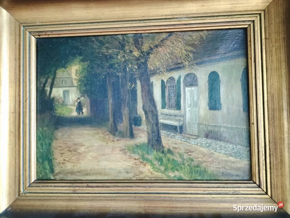 Obraz olejny na płótnie scena rodzajowa Legnica